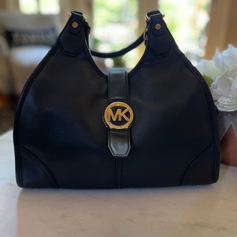 Michael Kors Hudson Large Leather satchel